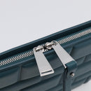 Bottega Veneta Clutch Bag Leather Green Auth 211469V-12