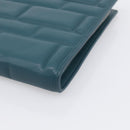 Bottega Veneta Clutch Bag Leather Green Auth 211469V-8