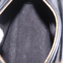 Christian Dior Lady Dior Hand Bag Leather 2way Black Gold Tone Auth 211470SM-23