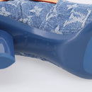 LOUIS VUITTON Monogram Denim Boots 37 Blue LV Auth 211475M-10