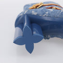 LOUIS VUITTON Monogram Denim Boots 37 Blue LV Auth 211475M-24