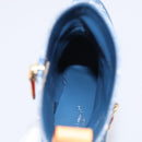 LOUIS VUITTON Monogram Denim Boots 37 Blue LV Auth 211475M-31