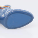 LOUIS VUITTON Monogram Denim Boots 36 Blue LV Auth 211476M-11