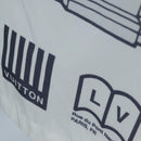 LOUIS VUITTON Multi Logo Jacket Nylon 50 White LV Auth 211477SAM-11