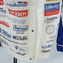 LOUIS VUITTON Multi Logo Jacket Nylon 50 White LV Auth 211477SAM-20