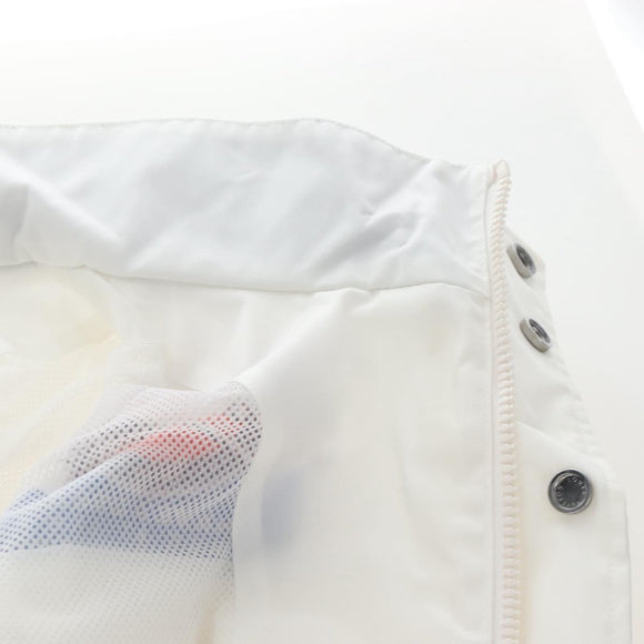 LOUIS VUITTON Multi Logo Jacket Nylon 50 White LV Auth 211477SAM