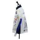 LOUIS VUITTON Multi Logo Jacket Nylon 50 White LV Auth 211477SAM-3