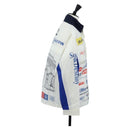 LOUIS VUITTON Multi Logo Jacket Nylon 50 White LV Auth 211477SAM-4