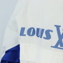 LOUIS VUITTON Multi Logo Jacket Nylon 50 White LV Auth 211477SAM-7