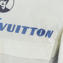 LOUIS VUITTON Multi Logo Jacket Nylon 50 White LV Auth 211477SAM-8