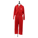 LOUIS VUITTON Monogram Jumpsuit Cotton L Red LV Auth 211479SAM-1