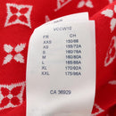 LOUIS VUITTON Monogram Jumpsuit Cotton L Red LV Auth 211479SAM-23