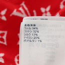 LOUIS VUITTON Monogram Jumpsuit Cotton L Red LV Auth 211479SAM-25