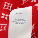 LOUIS VUITTON Monogram Jumpsuit Cotton L Red LV Auth 211479SAM-27