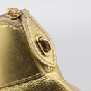 LOUIS VUITTON Suhari Lockit Hand Bag Leather Gold M95433 LV Auth 211489A-17