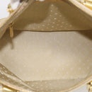 LOUIS VUITTON Suhari Lockit Hand Bag Leather Gold M95433 LV Auth 211489A-21