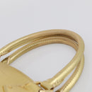 LOUIS VUITTON Suhari Lockit Hand Bag Leather Gold M95433 LV Auth 211489A-9