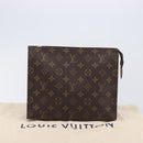 LOUIS VUITTON Monogram Poche Toilette 26 Pouch M47542 LV Auth 211491V-17