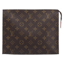 LOUIS VUITTON Monogram Poche Toilette 26 Pouch M47542 LV Auth 211491V-2