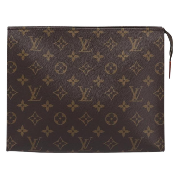 LOUIS VUITTON Monogram Poche Toilette 26 Pouch M47542 LV Auth 211491V