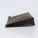 LOUIS VUITTON Monogram Poche Toilette 26 Pouch M47542 LV Auth 211491V-5