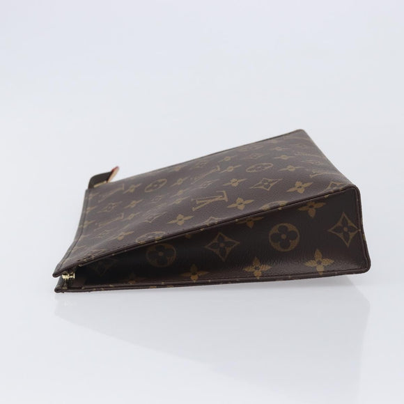 LOUIS VUITTON Monogram Poche Toilette 26 Pouch M47542 LV Auth 211491V