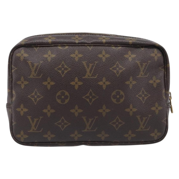 LOUIS VUITTON Monogram Trousse Toilette 23 Clutch Bag M47524 LV Auth 211492A