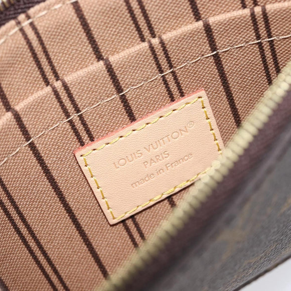 LOUIS VUITTON Monogram Neverfull PM Pouch LV Auth 211502V
