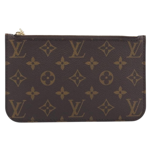 LOUIS VUITTON Monogram Neverfull PM Pouch LV Auth 211502V