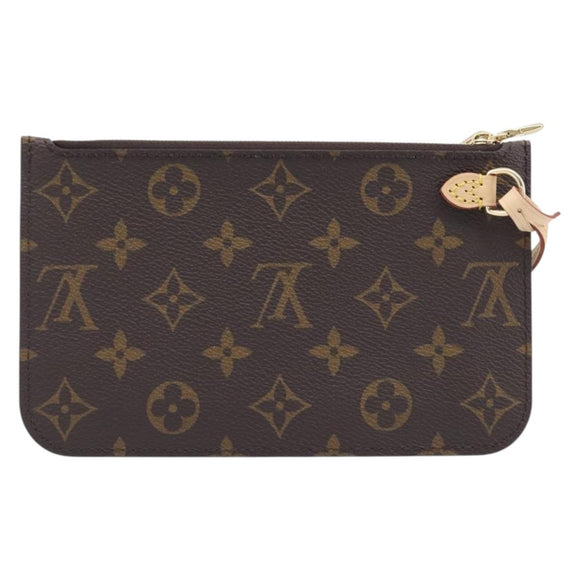 LOUIS VUITTON Monogram Neverfull PM Pouch LV Auth 211502V