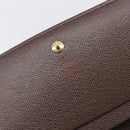 LOUIS VUITTON Damier Ebene Portefeuille Tresor Wallet N61736 LV Auth 211506V-14