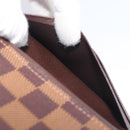 LOUIS VUITTON Damier Ebene Portefeuille Tresor Wallet N61736 LV Auth 211506V-16