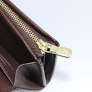 LOUIS VUITTON Damier Ebene Portefeuille Tresor Wallet N61736 LV Auth 211506V-20