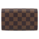 LOUIS VUITTON Damier Ebene Portefeuille Tresor Wallet N61736 LV Auth 211506V-3