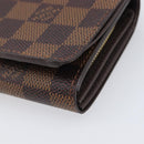 LOUIS VUITTON Damier Ebene Portefeuille Tresor Wallet N61736 LV Auth 211506V-8