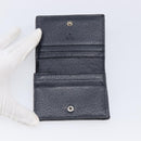 GUCCI GG Supreme Ophidia Sherry Line Wallet PVC Navy Silver 523155 Auth 211508V-13