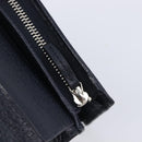 GUCCI GG Supreme Ophidia Sherry Line Wallet PVC Navy Silver 523155 Auth 211508V-20