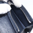 GUCCI GG Supreme Ophidia Sherry Line Wallet PVC Navy Silver 523155 Auth 211508V-21