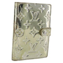 LOUIS VUITTON Monogram Miroir Agenda PM Day Cover Argent R20963 LV Auth 211509A-1