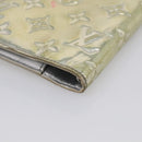 LOUIS VUITTON Monogram Miroir Agenda PM Day Cover Argent R20963 LV Auth 211509A-10