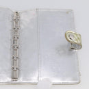 LOUIS VUITTON Monogram Miroir Agenda PM Day Cover Argent R20963 LV Auth 211509A-18