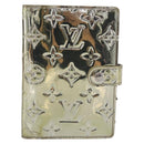 LOUIS VUITTON Monogram Miroir Agenda PM Day Cover Argent R20963 LV Auth 211509A-2
