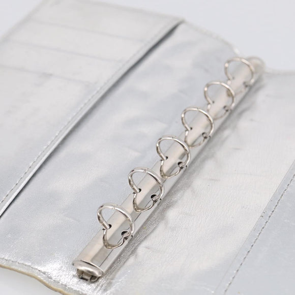 LOUIS VUITTON Monogram Miroir Agenda PM Day Cover Argent R20963 LV Auth 211509A