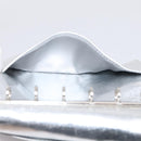 LOUIS VUITTON Monogram Miroir Agenda PM Day Cover Argent R20963 LV Auth 211509A-23