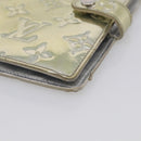 LOUIS VUITTON Monogram Miroir Agenda PM Day Cover Argent R20963 LV Auth 211509A-8