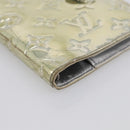 LOUIS VUITTON Monogram Miroir Agenda PM Day Cover Argent R20963 LV Auth 211509A-9
