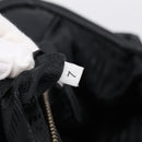 PRADA Vitellolux Tote Bag Leather Black Silver Auth 211512A-22