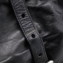 PRADA Vitellolux Tote Bag Leather Black Silver Auth 211512A-23
