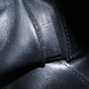 CELINE Luggage Nano shopper Hand Bag Leather 2way Black Gold Auth 211515V-28