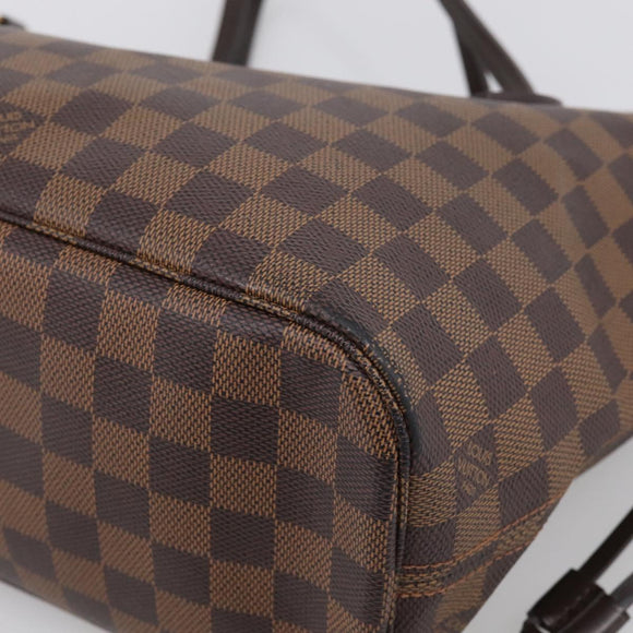 LOUIS VUITTON Damier Ebene Neverfull PM Tote Bag N51109 LV Auth 211517V